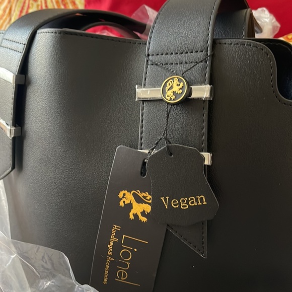 Beautiful vegan leather bag, black, large capacity! - Picture 5 of 5